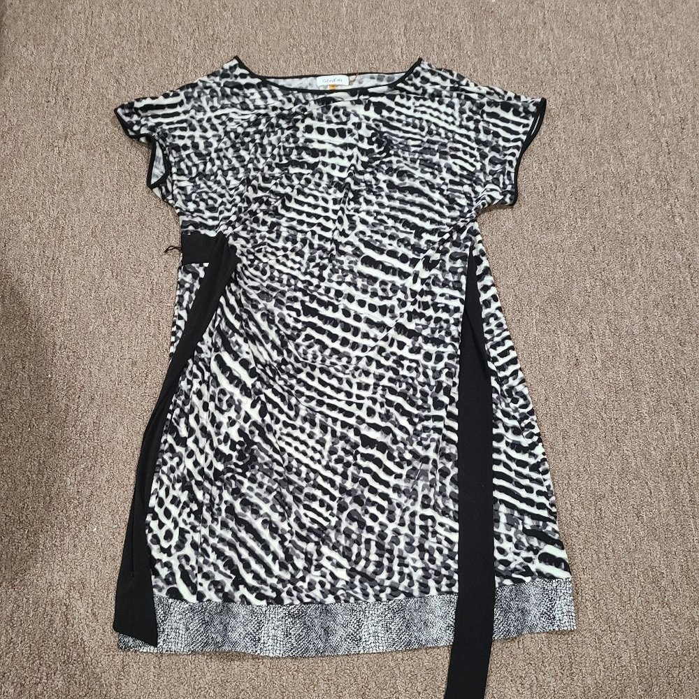 Black and white dress